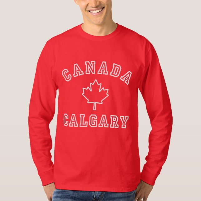 T-shirt Calgary Canada (Devant)
