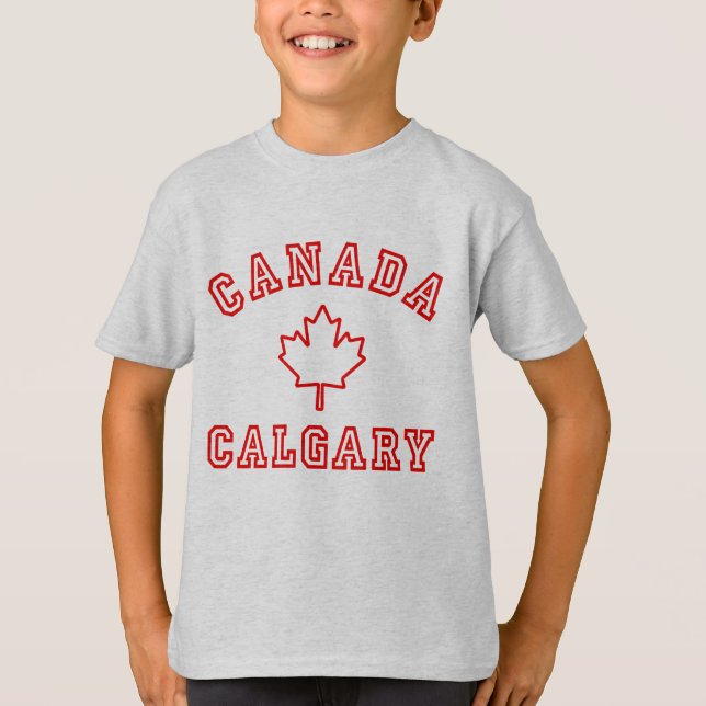 T-shirt Calgary Canada (Devant)