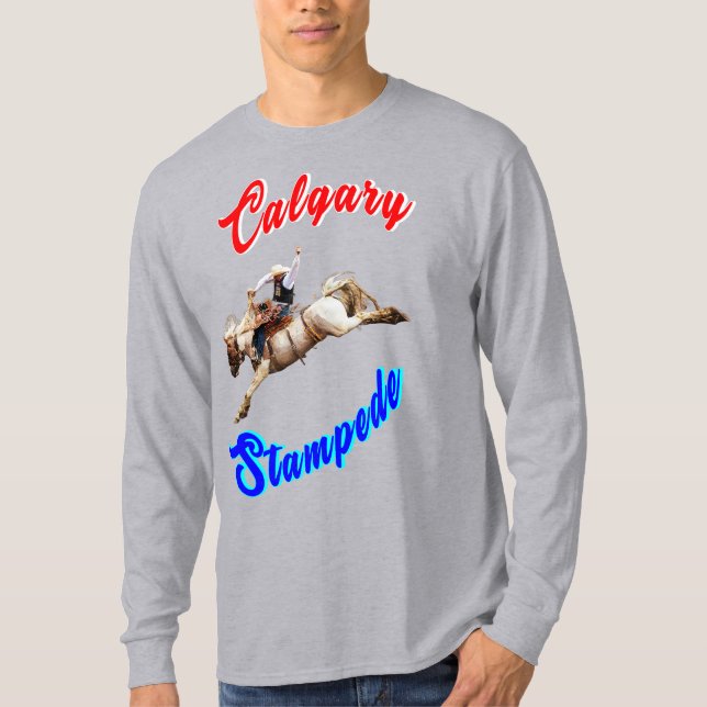 T-shirt Calgary Canada Chevaux Juillet Riders Calgary Stam (Devant)