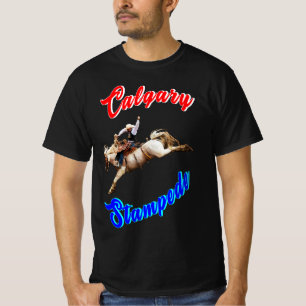 T-shirt Calgary Canada Chevaux Juillet Riders Calgary Stam
