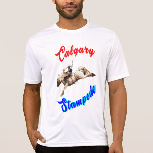 T-shirt Calgary Canada Chevaux Juillet Riders Calgary Stam