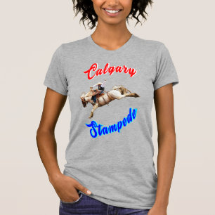 T-shirt Calgary Canada Chevaux Juillet Riders Calgary Stam