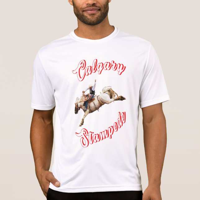 T-shirt Calgary Heure Canada Juillet Riders Calgary Stampe (Devant)