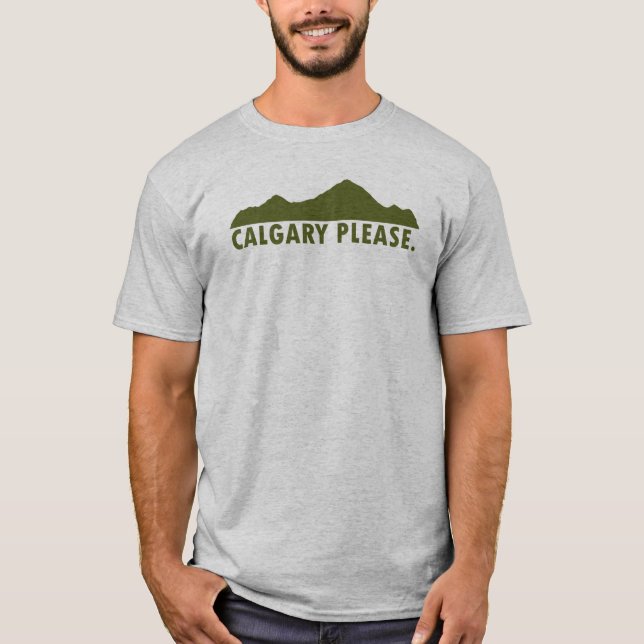 T-shirt Calgary Please (Devant)