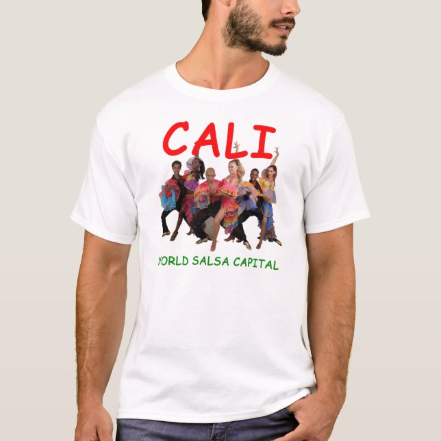 T-shirt Cali, la Colombie sauce importante of the world ! (Devant)