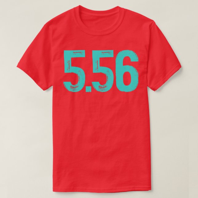 T-shirt calibre 556 mm (Design devant)