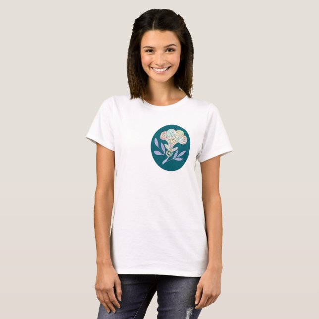 T-shirt calice sombre (Devant entier)