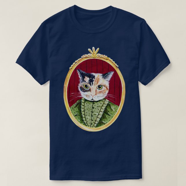T-shirt Calico Cat Cameo (Design devant)