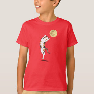 T-shirt Calico Cat Moon Dancing