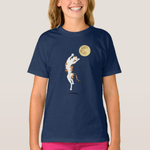 T-shirt Calico Cat Moon Dancing