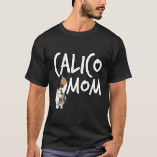 T-shirt Calico Chat Maman Cute Kitty Chat Animal de compag