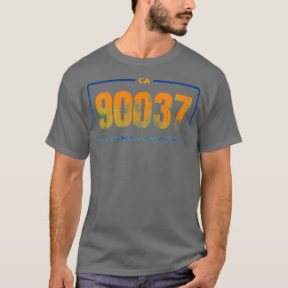 T-shirt California 90037 Zipcode OB