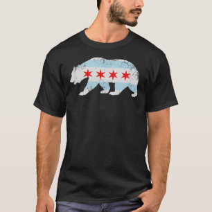 T-shirt California Bear Chicago - Famille de transplantati