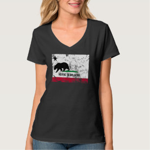 T-shirt California Bear Se Déplace À Oklahoma Walking Awa