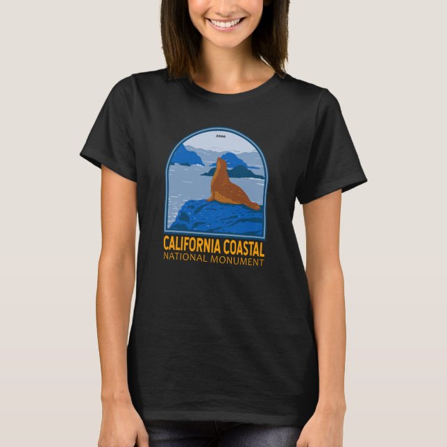 T-shirt California Coastal National Monument Sceau de port (Devant)