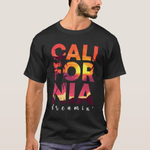 T-shirt California Dream Beach Palm Tree Summer Los Ang