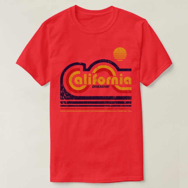 T-shirt California Dreamin (Design devant)