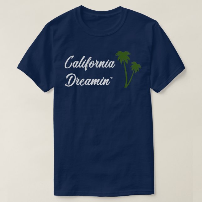T-shirt California Dreamin white (Design devant)