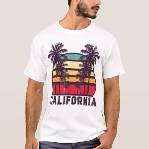 T-shirt California Dreaming Beach Palm Tree Vacatio été