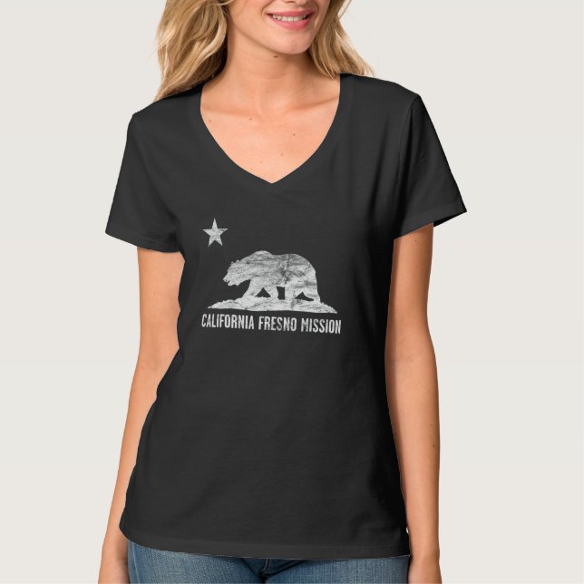 T-shirt California Fresno Mission (Devant)