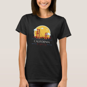T-shirt California Golden Gate Bridge Mauvaise géographie 