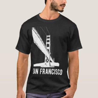 T-shirt California Golden Gate Bridge Skyline San Francisc