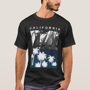 T-shirt California Lazy Boy Surf Shop Surfboards Et Strip