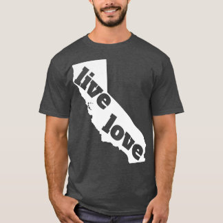 T-shirt California Live Love California