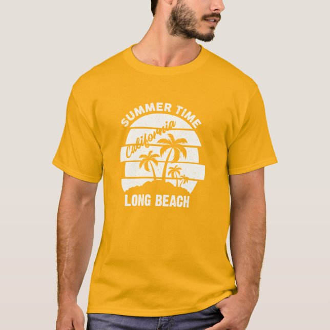 T-shirt California Long Beach (Devant)