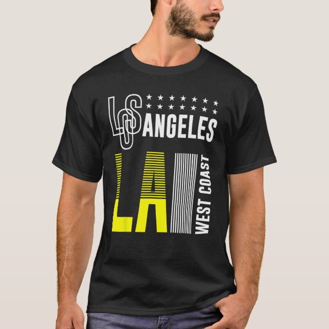 T-shirt California Los Angeles West Urban (Devant)