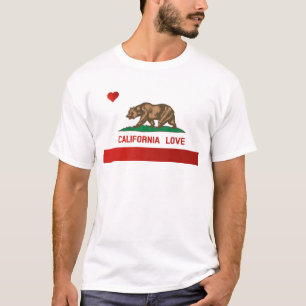 T-shirt California Love State Flag