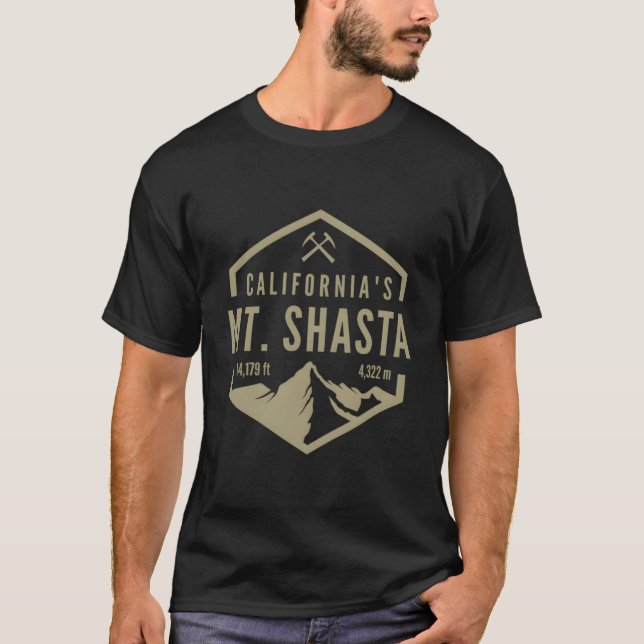 T-shirt California Mt Shasta (Devant)