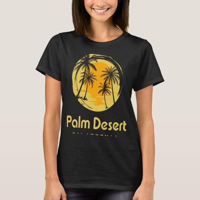 T-shirt California Palm Desert (Devant)
