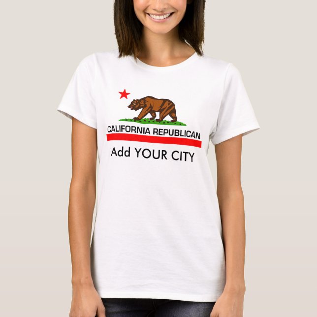 T-shirt California Republican (Devant)