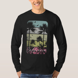 T-shirt California Retro Vintage Beach Surf Surfing Sunset