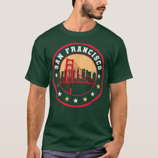 T-shirt California San Francisco City Cadeau Bridge Souven