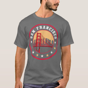 T-shirt California San Francisco City Cadeau Bridge Souven