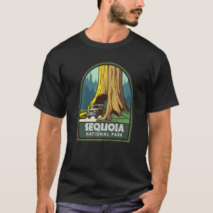 T-shirt California Sequoia Trees National Park Vintage
