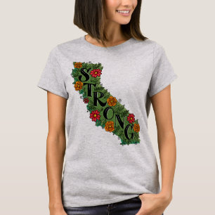 T-shirt California Strong - Soutenez les victimes de l'inc