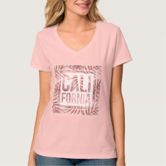 T-shirt California Summer Forever- Tropical Leaves