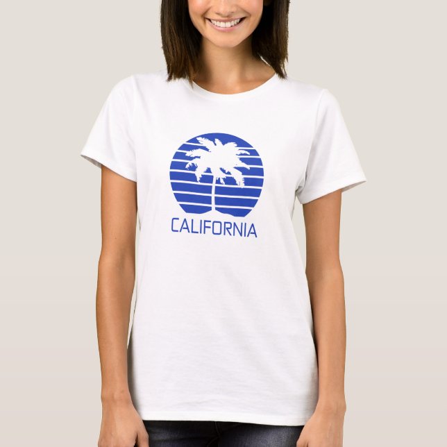T-shirt California Sunset (Devant)