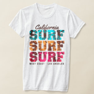 T-Shirt California Surf Vibes – Côte Ouest
