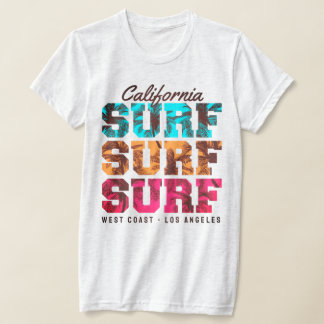 T-Shirt California Surf Vibes – Côte Ouest