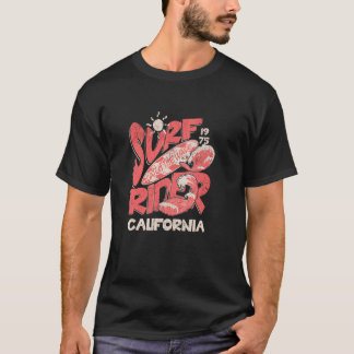 T-shirt California SurfRider - Pour surfeurs californiens
