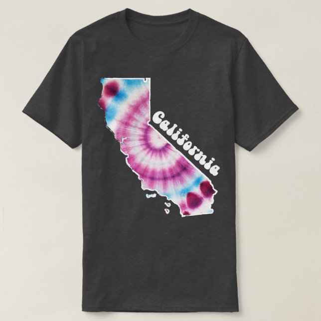 T-shirt California Tie Dye (Design devant)