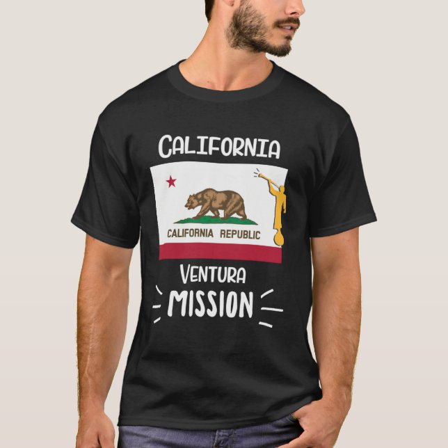 T-shirt California Ventura Mormon LDS Mission Missionary (Devant)