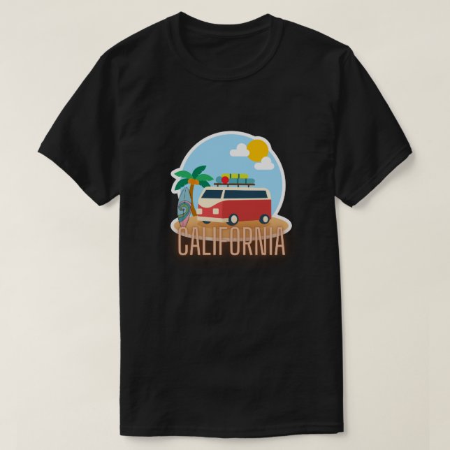 T-shirt California Vibes (Design devant)