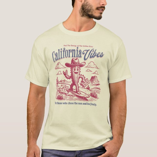 T-shirt California Vibes (Devant)