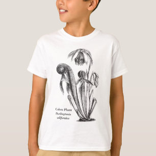 T-shirt Californica de Darlingtonia, plante carnivore