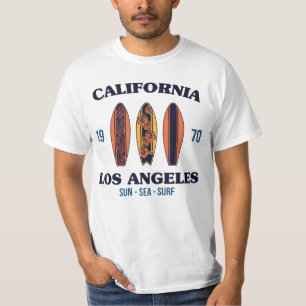 T-shirt Californie Ca Surf Retro Vintage les années 70 Sur